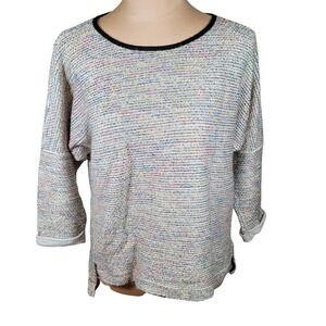 Textured Pastel Boucle Confetti Knit Dolman Topshop Twee Preppy Light Academia